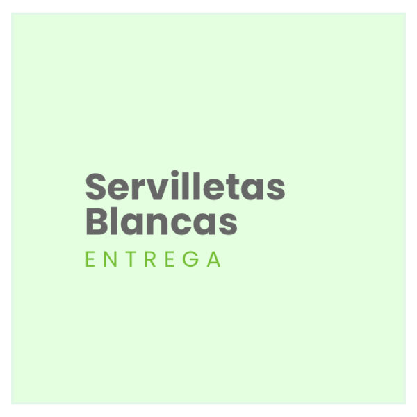 Servilletas blancas (E)