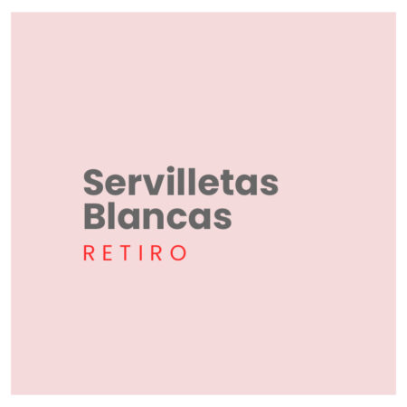 Servilletas blancas (R)